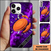 Maxcorners Electric Clay Explosion Blue Target Shooting Personalized Name Trap Shooting Phone Case