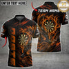 Maxcorners Darts Dragon Flame Dartboard Graphic Multiple Options Personalized Name, Team Name 3D Shirt