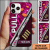 Maxcorners Silver Clay Target Shotgun Pull Clay Target Personalized Name Trap Shooting Phone Case