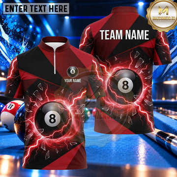 Maxcorners Storm Dragon Lightning Vortex Pool Multiple Options Personalized Name, Team Name 3D Shirt