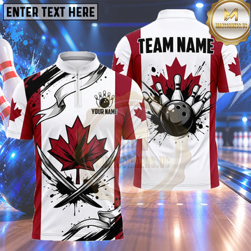 Maxcorners British Flag Bowling Jersey Diagonal Union Jack Fusion Multiple Options Personalized Name, Team Name 3D Shirt