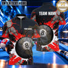 Maxcorners Shattered Stone Electric Energy Billiards Multiple Options Personalized Name, Team Name 3D Shirt