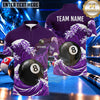 Maxcorners Tsunami Ocean Wave 8 Ball Pool Multiple Options Personalized Name, Team Name 3D Shirt