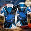 Maxcorners Clay Shooting Shattered Geometric Multiple Options Personalized Name, Team Name 3D Shirt