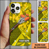 Maxcorners Camo Clay Shotgun Pull Clay Target Personalized Name Trap Shooting Phone Case