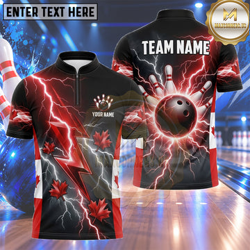 Maxcorners UK Bowling Jersey Dynamic Patriotic Crest Multiple Options Personalized Name, Team Name 3D Shirt