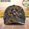 Maxcorners Shattered Metal Marsh Camo Dog Hunting Multicolor Options Personalized Name 3D Cap