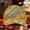 Maxcorners Diagonal PULL Metallic Stripes Trap Shooting Personalized Name 3D Cap