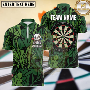 Maxcorners Hunting Duck Forest Leaf Camouflage Dartboard Multiple Options Personalized Name, Team Name 3D Shirt