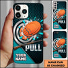Maxcorners Bullseye Clay Explosion Pull Clay Target Personalized Name Trap Shooting Phone Case