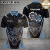 Maxcorners Darts Wolf Dartboard Tribal Geometric Art Multiple Options Personalized Name, Team Name 3D Shirt