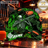 Maxcorners Skeleton Shotgun Shooter Trap Shooting Personalized Name 3D Cap