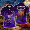 Maxcorners Clay Target Shooting Crossed Rifles Multiple Options Personalized Name, Team Name 3D Shirt