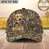 Maxcorners Allover Marsh Camo Duck Emblem Dog Hunting Multicolor Options Personalized Name 3D Cap