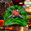 Maxcorners Crossed Shotguns Clay Target Camo Clay Shooting Personalized Name 3D Cap