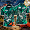 Maxcorners Clay Shooting Athletic Wave Stripes Multiple Options Personalized Name, Team Name 3D Shirt