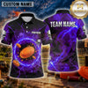 Maxcorners Clay Target Shooting Lightning Vortex Multiple Options Personalized Name, Team Name 3D Shirt
