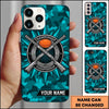Maxcorners Championship Clay Emblem Crossed Shotguns Personalized Name Trap Shooting Phone Case