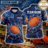 Maxcorners Clay Shooting Lightning Target Pattern Multiple Options Personalized Name, Team Name 3D Shirt