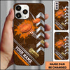 Maxcorners 12 Gauge Shell Emblem Pull Clay Target Personalized Name Trap Shooting Phone Case