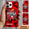 Maxcorners Shattered Geometric Pull Clay Target Personalized Name Trap Shooting Phone Case