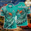 Maxcorners Trap Shooting Shirt Owl Multiple Options Personalized Name, Team Name 3D Shirt
