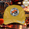 Maxcorners Trap Shooting Round Badge Trap Shooting Personalized Name 3D Cap