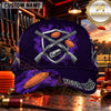 Maxcorners Crossed Shotguns Shield Trap Shooting Personalized Name 3D Cap