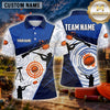 Maxcorners Trap Shooting Shirt Clay Target Shooting Abstract Target Multiple Options Personalized Name, Team Name 3D Shirt