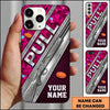 Maxcorners 12 Gauge Shooting Badge Pull Clay Target Personalized Name Trap Shooting Phone Case