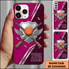 Maxcorners Winged Crossed Shotguns Sporting Clays Personalized Name Trap Shooting Phone Case