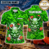 Maxcorners Demon Fierce Monster Face Multiple Options Personalized Name, Team Name 3D Shirt