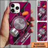 Maxcorners Blue Target Bullseye 12 Gauge Shooting Personalized Name Trap Shooting Phone Case