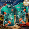 Maxcorners Rhinoceros Fierce Armored Beast Multiple Options Personalized Name, Team Name 3D Shirt