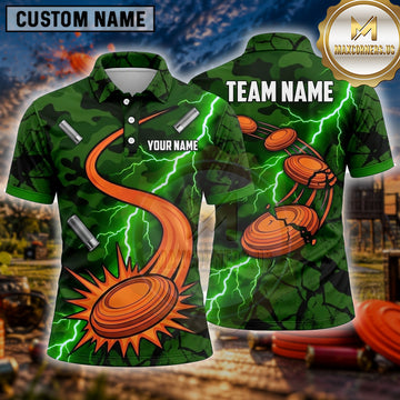 Maxcorners Trap Shooting Shirt Clay Explosion Trail Multiple Options Personalized Name, Team Name 3D Shirt