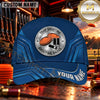 Maxcorners Trap Shooting Round Badge Trap Shooting Personalized Name 3D Cap