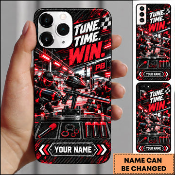 Maxcorners Paintball Tune Time Win Marker Personalized Name 3D Phone Case