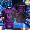 Maxcorners Steampunk Mechanical Clockwork Billiards Multiple Options Personalized Name, Team Name 3D Shirt