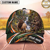 Maxcorners Hunting Skull Archer Forest Waterfall Bow Hunting Design Multiple Options Personalized Name 3D Cap