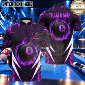 Maxcorners Geometric Lightning Flash Pool Multiple Options Personalized Name, Team Name 3D Shirt