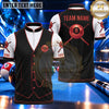 Maxcorners Classic Tuxedo Vest 8 Ball Billiards Multiple Options Personalized Name, Team Name 3D Shirt