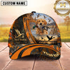 Maxcorners Dog Hunting And Duck Hunting Waterfowl Sunset Scene Multiple Options Personalized Name 3D Cap