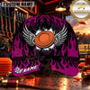 Maxcorners Winged Clay Target Flames Trap Shooting Personalized Name 3D Cap