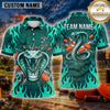 Maxcorners Trap Shooting Shirt Cobra Striking Snake Multiple Options Personalized Name, Team Name 3D Shirt