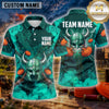 Maxcorners Trap Shooting Shirt Viking Helmet Multiple Options Personalized Name, Team Name 3D Shirt