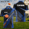 (5 Colors) Maxcorners Trap Shooting PULL Shotgun Clay Target Dynamic Stripes Multiple Options Personalized Name, Team Name 3D Shirt