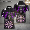 Maxcorners Darts Shirts Grim Reaper Dartboard Blood Splatter Artwork Multiple Options Personalized Name, Team Name 3D Shirt