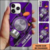 Maxcorners Blue Target Bullseye 12 Gauge Shooting Personalized Name Trap Shooting Phone Case