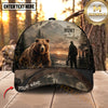 Maxcorners Hunting Wilderness Sunset Hunter Freedom Personalized Name 3D Cap (Deer/Mooe/Bear/Duck/Turkey/Boar)