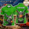 Maxcorners Clay Shooting Lightning Storm Target Multiple Options Personalized Name, Team Name 3D Shirt